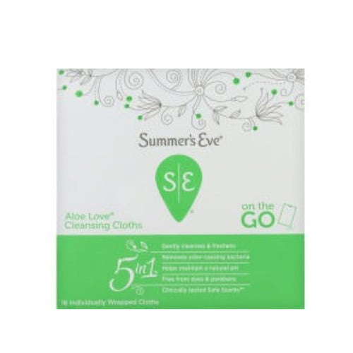 Wet Wipes Aloevera Summers Eve 14 pcs