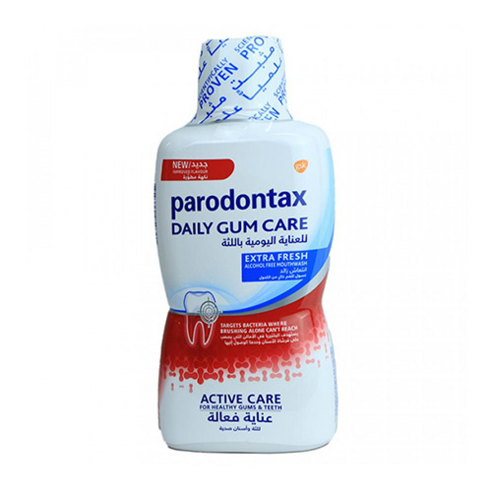 Evalueerbaar vooroordeel vermomming Parodontax Daily Gum Wash Intense Fresh 500ml - اكبر موقع الكتروني يلبي  احتياجاتك اليومية
