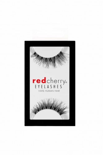Eyelashes black red cherry DW