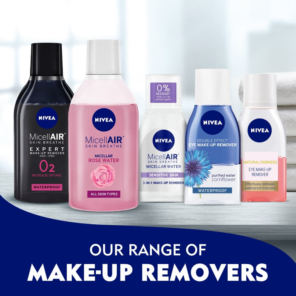 NIVEA Micellar Water 3-in-1 Makeup Remover, Skin, 100ml - اكبر موقع الكتروني يلبي احتياجاتك اليومية