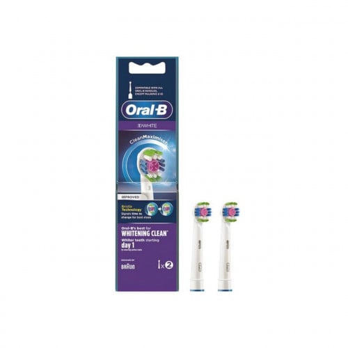 Oral-B 3D White Electric Toothbrush - 2 Pieces