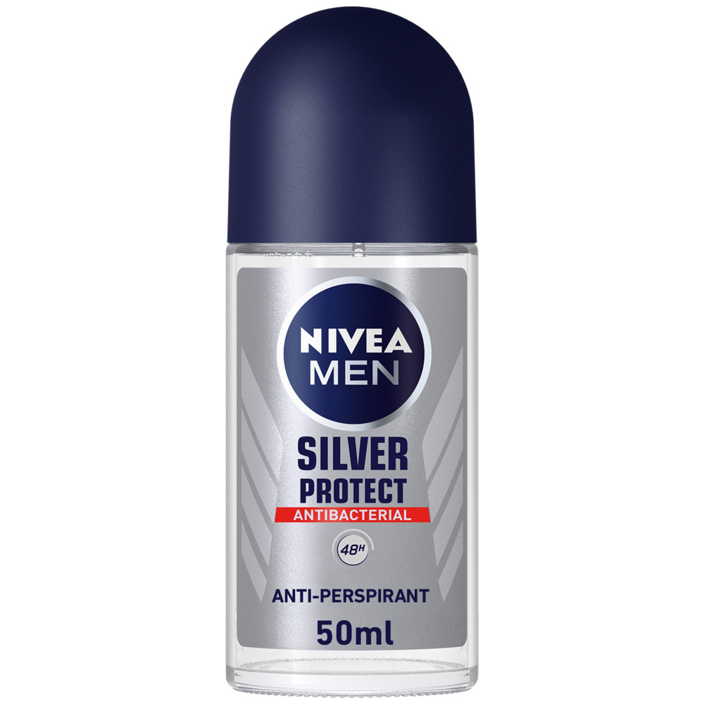 NIVEA MEN Silver Protect, Antiperspirant for Men, Antibacterial - اكبر موقع  الكتروني يلبي احتياجاتك اليومية