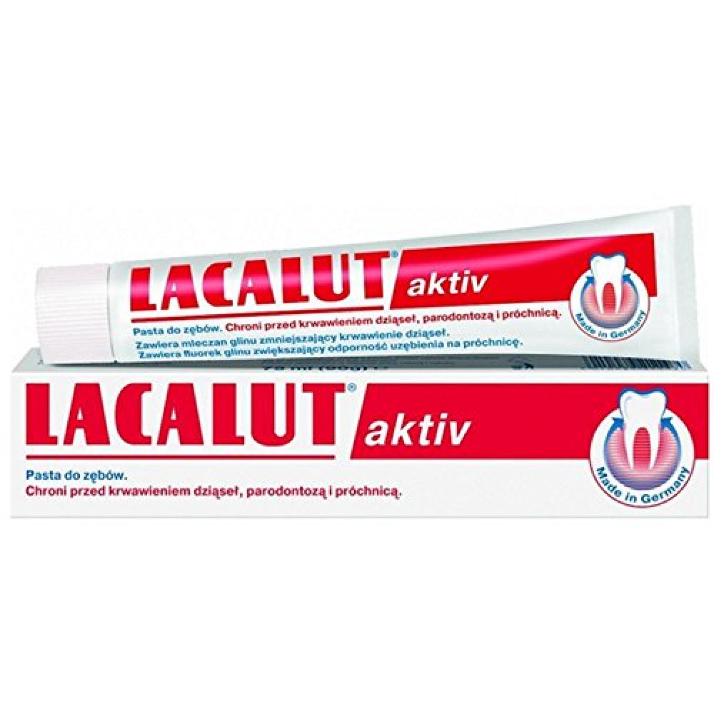 Pech Pompeii bord Lacalut Active Toothpaste 75ml - اكبر موقع الكتروني يلبي احتياجاتك اليومية