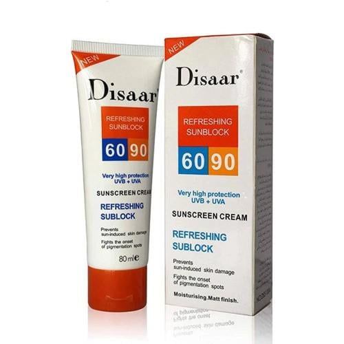 cream sunscreen Disar  with a protection laboratory 90+ 80 ml
