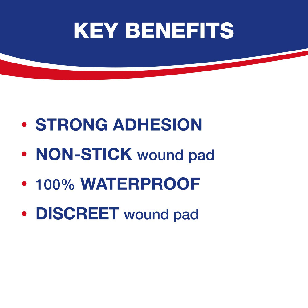 Hansaplast Aqua Protect Plasters, 100% Waterproof & Strong