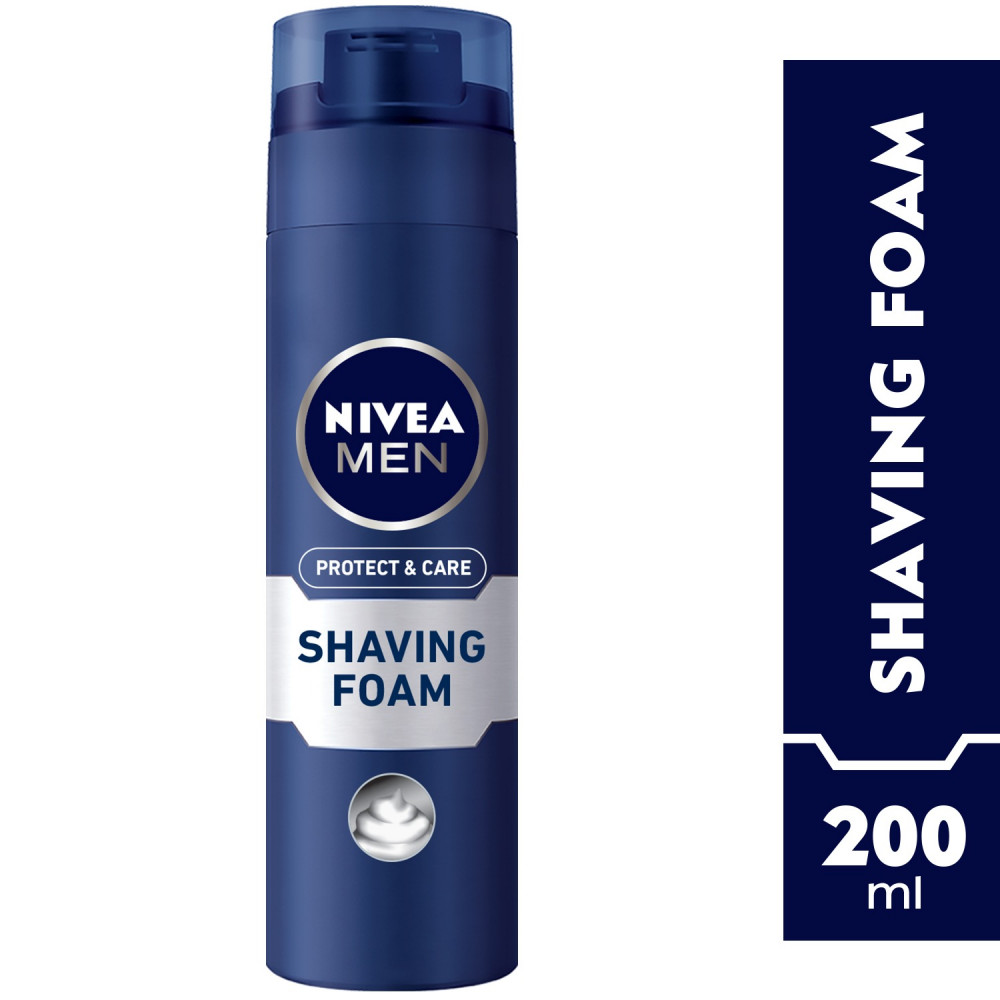 Inhalen Grondig Tegenslag NIVEA MEN Protect & Care Shaving Foam, Aloe Vera & Provitamin B5,200ml -  اكبر موقع الكتروني يلبي احتياجاتك اليومية