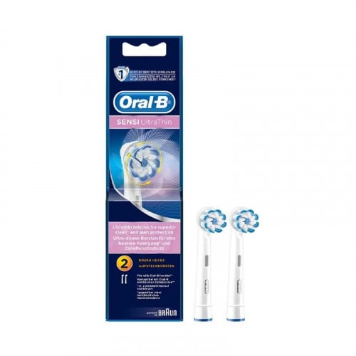 فرشاة اسنان كهربائية اورال بي نحيفة للغاية 2 حبة