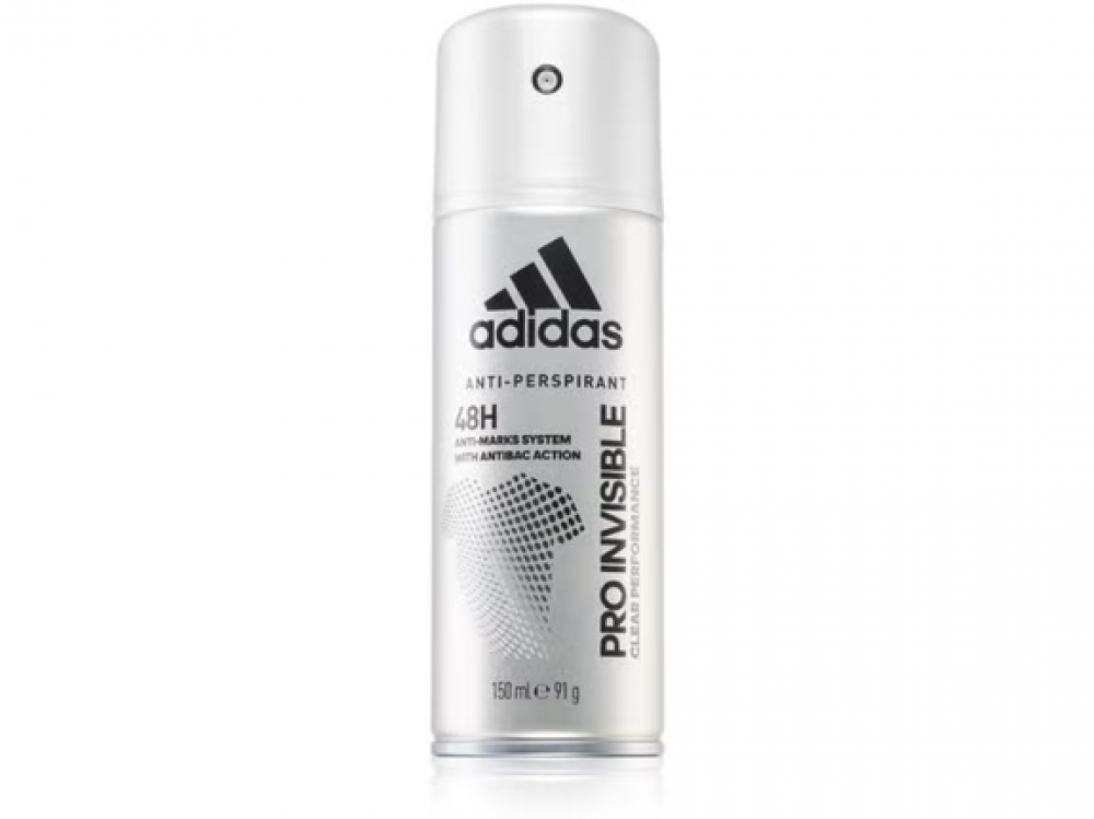 Adidas Invisible Deodorant Spray for Men 150 ml - اكبر موقع الكتروني يلبي احتياجاتك