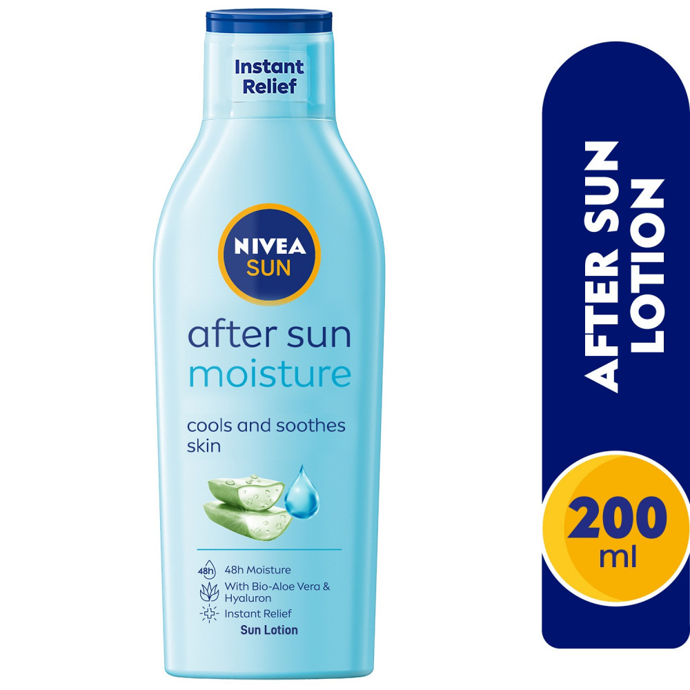 slå op slå Anvendt NIVEA SUN After Sun Moisturizing Sun Lotion, Aloe Vera & Avocado Oil, 200ml  - اكبر موقع الكتروني يلبي احتياجاتك اليومية