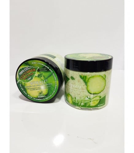 Body scrub with cucumber and kale extract 500g