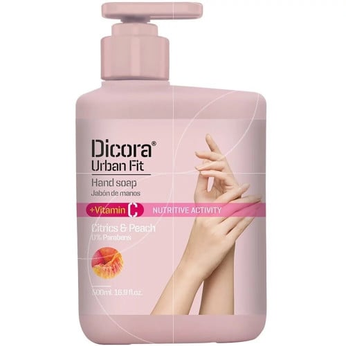 Dicora Urban Fit Peach and Citrus Body Milk Nourishing Cream Vitamin C, Body Lotion for Dry Skin, Sensitive Skin Lotion