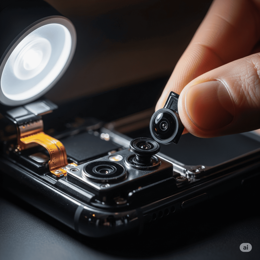 تغيير عدسة كاميرا الموبايل وصيانتها باحترافية في Real Power Store