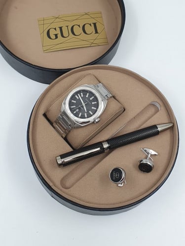 بوكس (قلم+كبك+ساعه) GUCCI