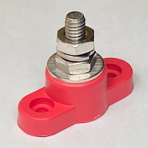 برغي توزيع كهرباء أحمر (مقاس 8 ملي/ 5/16 انش)