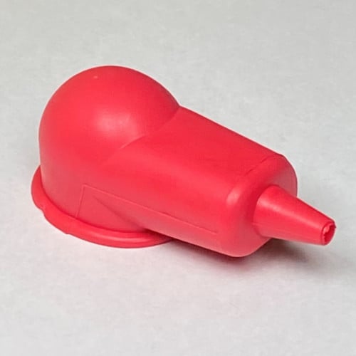 غطاء طرف كيبل أحمر (كيبل مقاس 0.75-6 ملي أو قيج 18-10)
