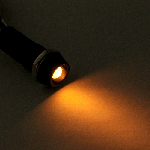 لمبة تحذير LED لون برتقالي