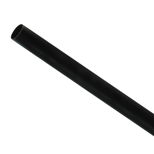 هيت شرنك أسود مع غراء أسود مقاس 12 ملي (1/2 انش) طول 30 سنتي (1 قدم)