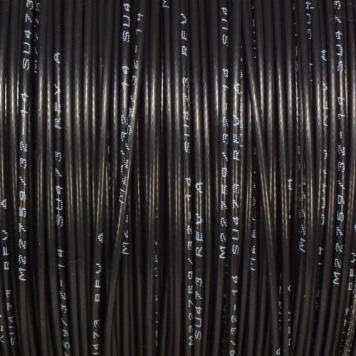 سلك تفزل Tefzel أسود مقاس 2.08 ملي/14 قيج (1 متر)