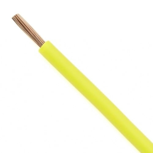 سلك تكسل TXL أصفر مقاس 0.75 ملي/قيج 18 (1 متر)