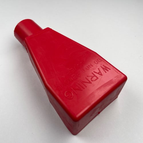 غطاء صبع بطاريه أحمر (كيبل مقاس 70 ملي أو قيج 2/0)