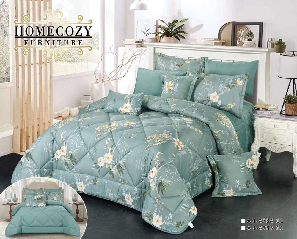 طقم لحاف بوليستر 5 قطع نفر نيو هوم للمفروشات طقم لحاف بوليستر 5 قطع نفر نيو هوم للمفروشات