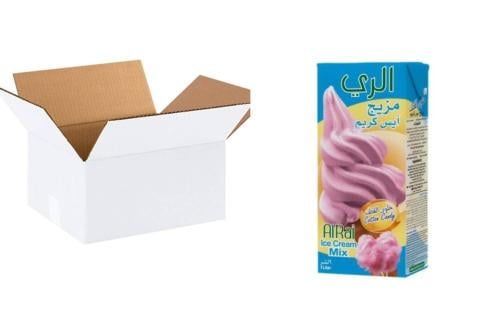 كرتون مزيج آيس كريم الري نكهة القطن كاندي الودي ال...