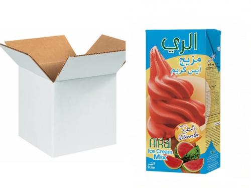 كرتون مزيج خليط الآيس كريم الري نكهة البطيخ 1لتر 1...