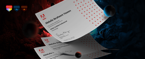 قسائم اختبارات محترف أدوبي في التصميم المرئي Adobe...