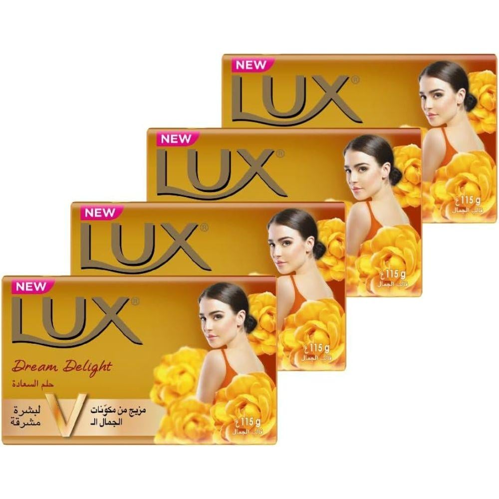 Lux Soap Dream Happiness 115g 4 Pieces