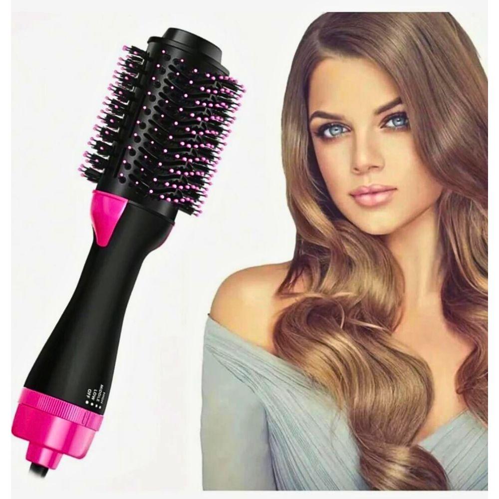 Electric outlet hairbrush