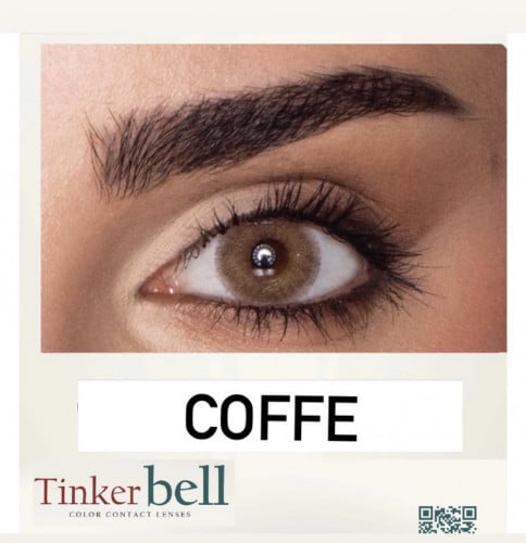 عدسات لون القهوة Tinker bell coffee تينكربل الكوري...