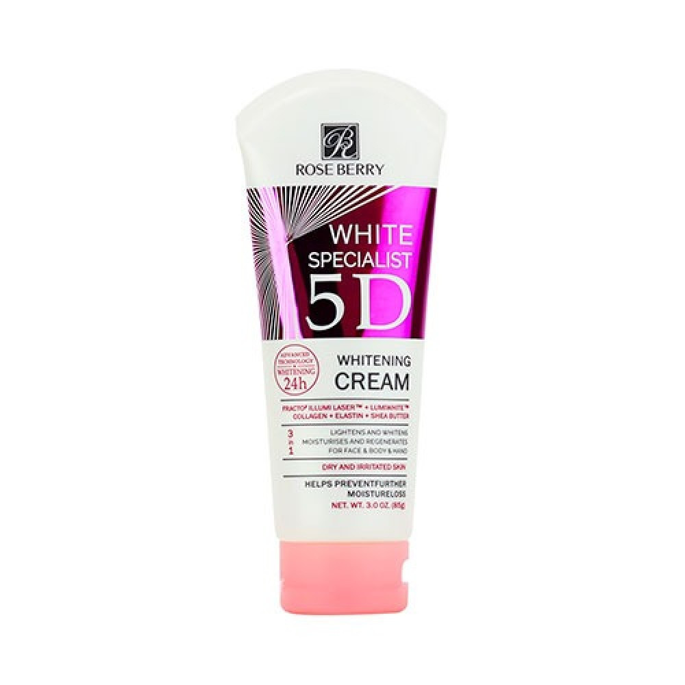 White Specialist Five D Whitening Cream 85 gm from Rose Berry