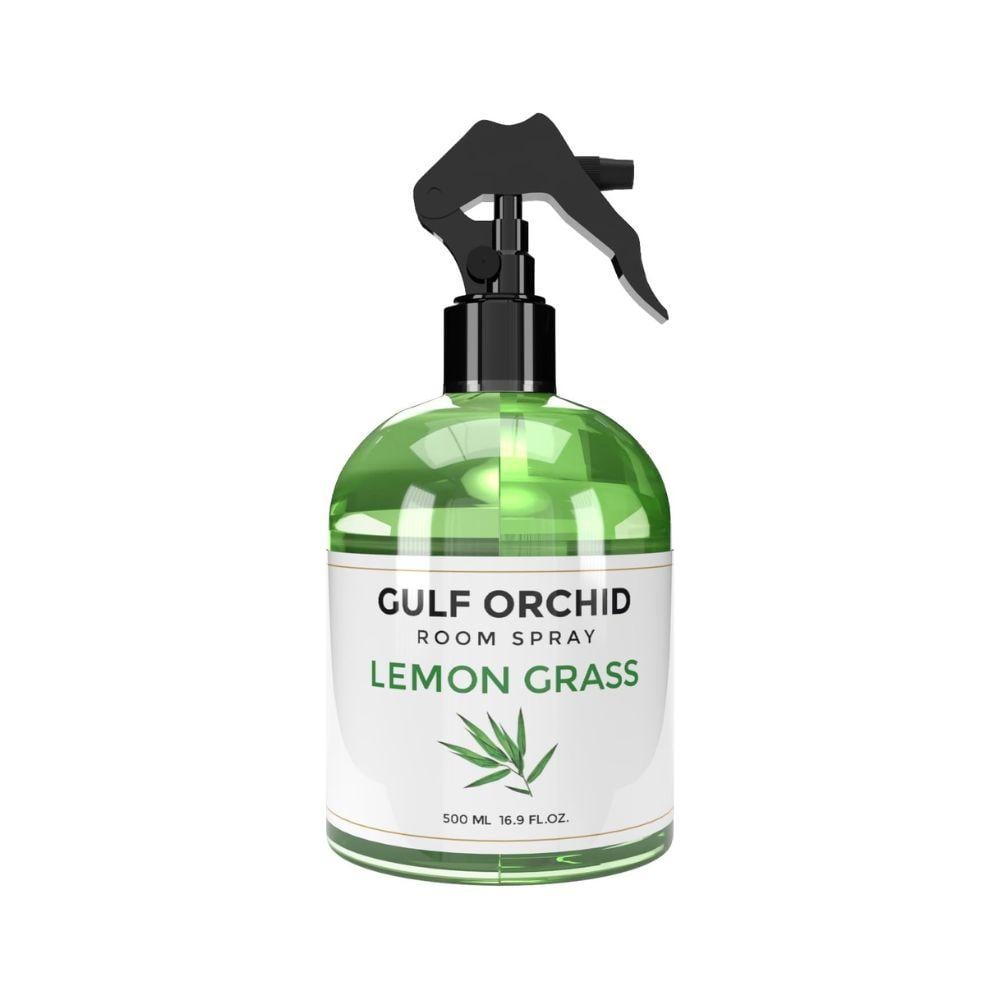 Gulf Orchid Lemongrass Air Freshener, Ideal for Home and Office, 500ml