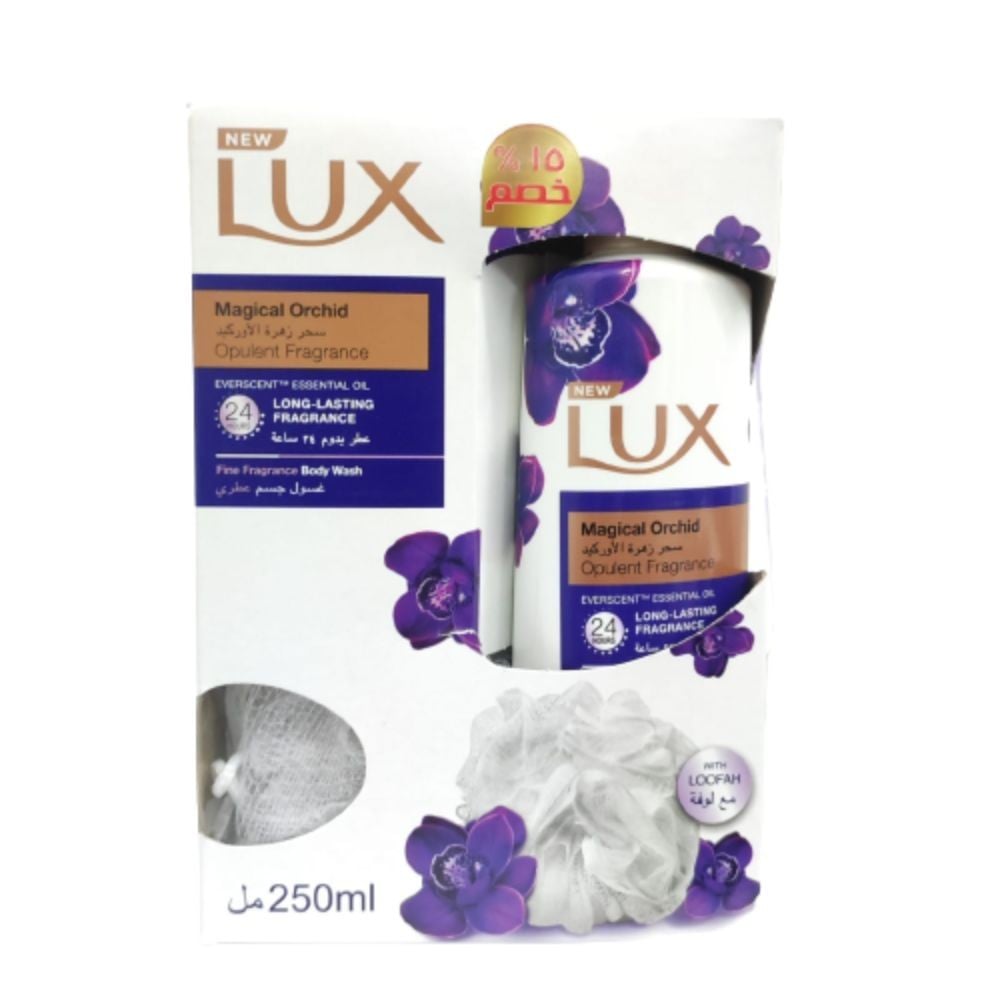 لوكس غسول الجسم سحر زهرة الأوركيد مع لوفة 250 مل