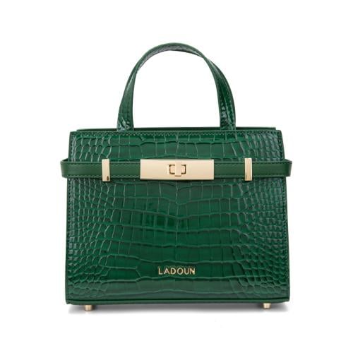 Women's Green Handbag from Ladoun