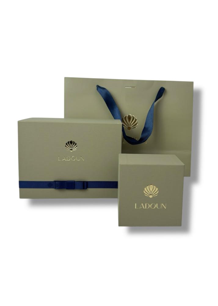 Women's Silver Stainless Steel Watch from Ladoun – Mother-of-Pearl Dial