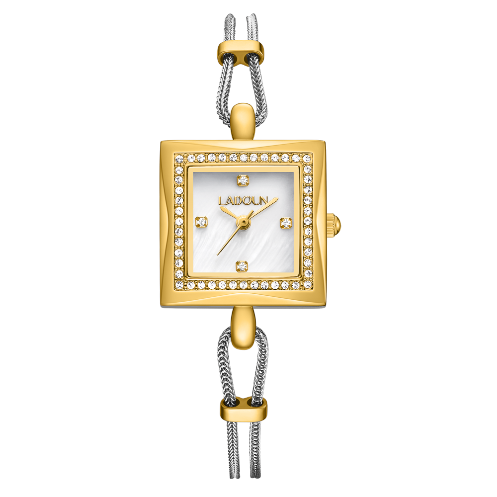 Women's Two-Tone Stainless Steel Watch from Ladoun – Silver & Gold