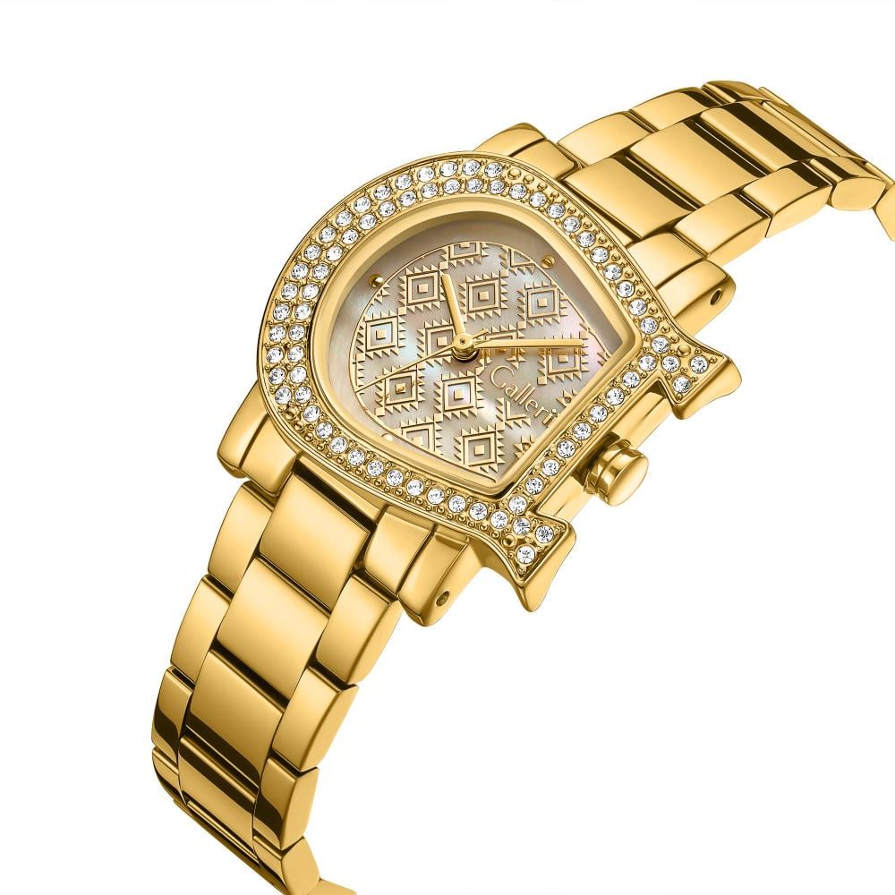 ساعة نسائية من لادون بلون ذهبي