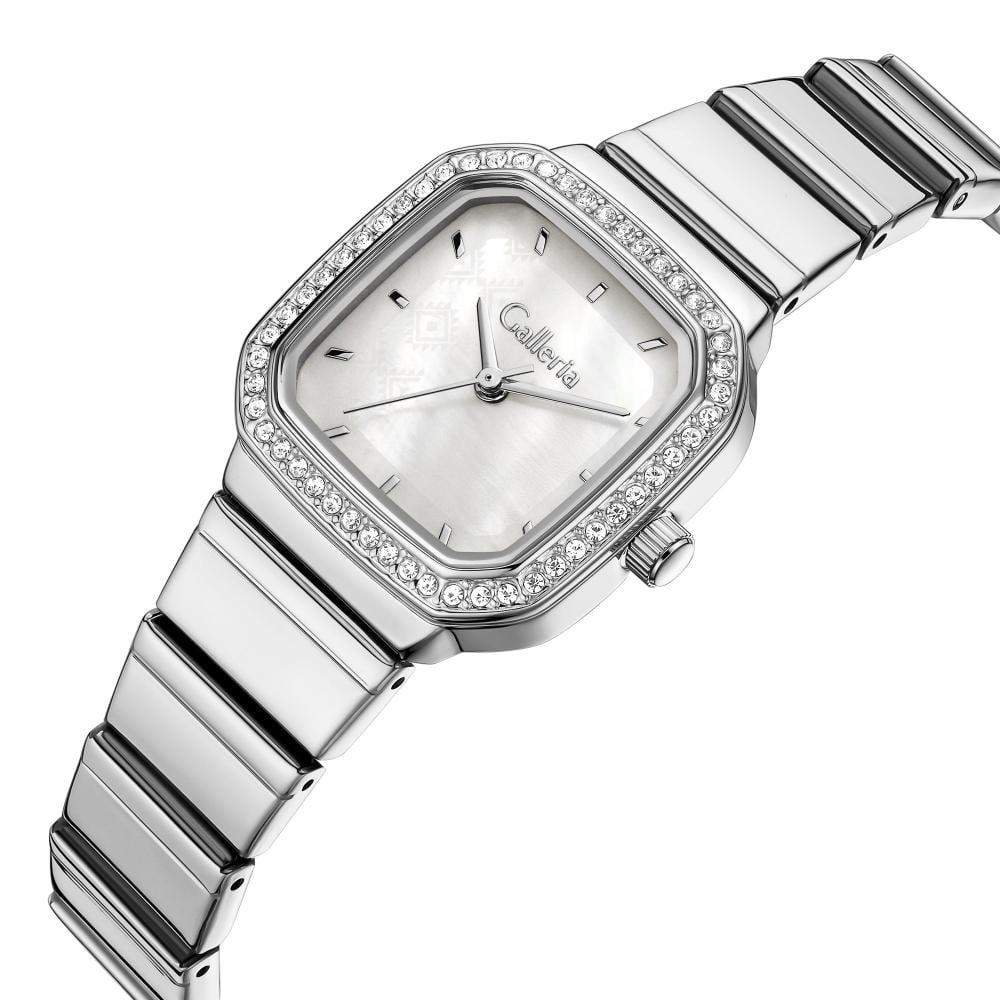 ساعة نسائية من لادون بلون فضي