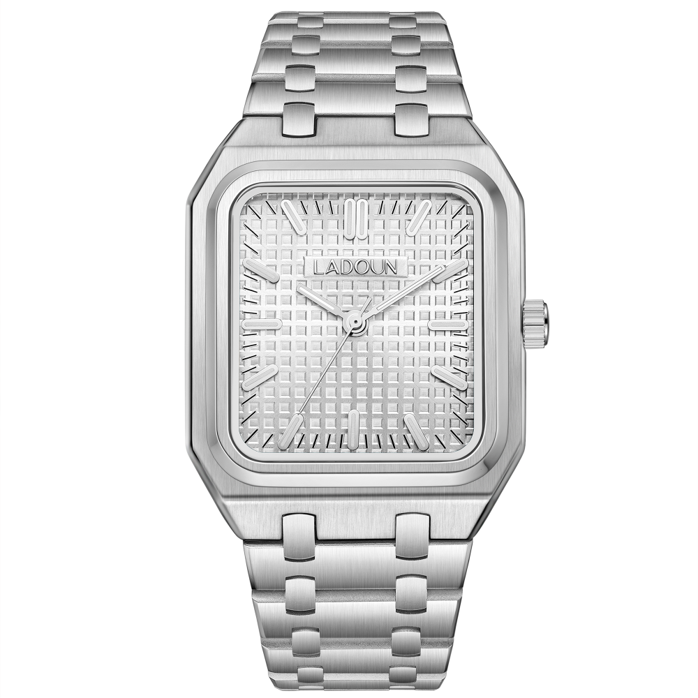 Men's Silver Wristwatch from Ladoun