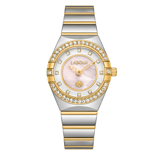 Women's Two-Tone Stainless Steel Watch from Ladoun – Silver & Gold