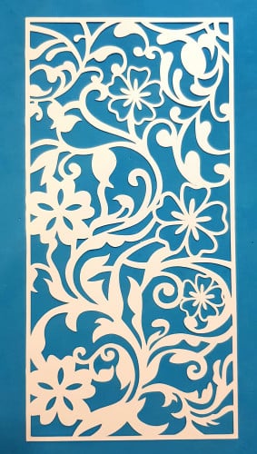 استينسل زخرفه نباتيه (1)