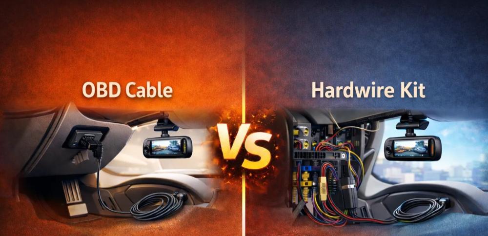 الفرق بين كيبل OBD و Hardwire Kit لكاميرات الداش كام — وهل يلغي ضمان السيارة؟