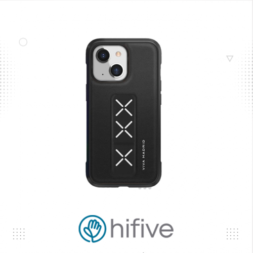 كفر حماية مورفيكس فيفا مدريد للايفون 13 مع مسكه وستاند - اسود