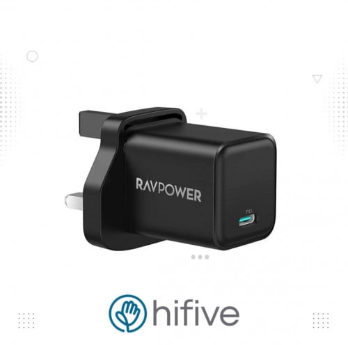 راف باور فيش جداري بايونير 20 واط بتقنية بي دي - أسود