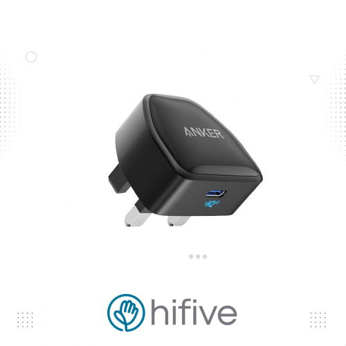 بلك من انكر باور بورت 3 من نوع نانو بقوة 20 واط  اسود