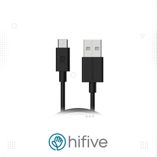 كيبل مايكرو 1 متر من راف باور - أسود