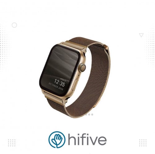 سوار ساعه ابل يونيك ستيل 41/40/38 مم - ذهبي