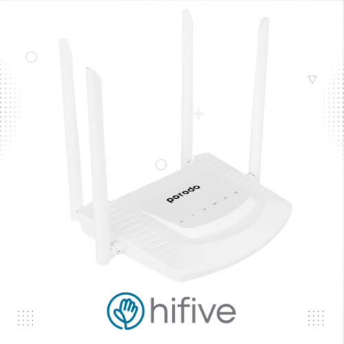 راوتر 4G يعمل من خلال شريحة Porodo High-Speed 4G Router 300Mbps