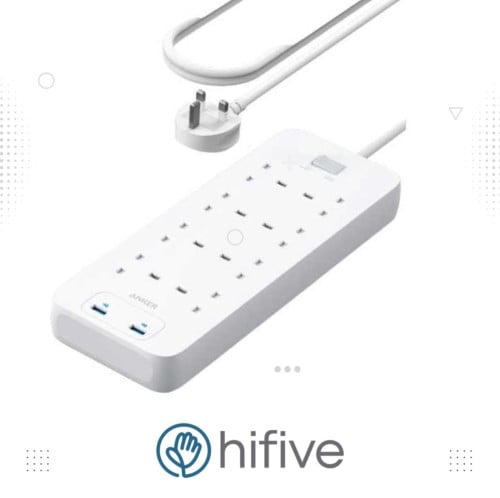 توصيلة انكر 8 منافذ طاقة مع منفذين USB-A